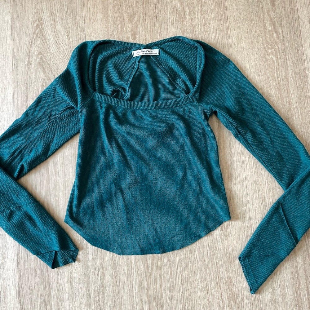 Teal long sleeve